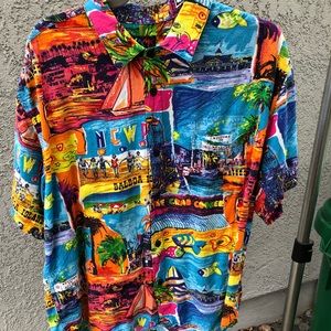 Vintage Jam’s World Hawaiian Style Misses Shirt